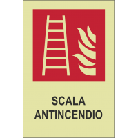 Adesivo luminescente - scala antincendio segnaletica adesiva fotoluminescente uscita di emergenza segnaletica adesiva fotoluminescente uscita di emergenza 40
